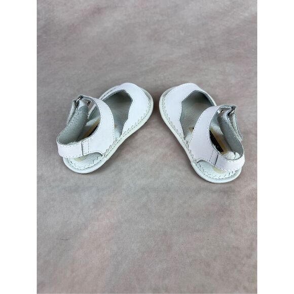 Vintage Lamour L’amour White Mary Janes Baby Shoes Size 1 - Picture 3 of 8